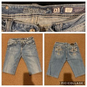 Miss me sz31 cut off shorts